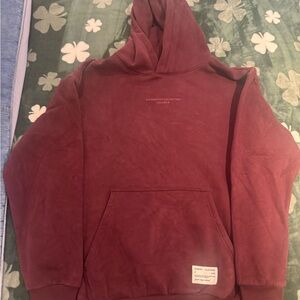 Comfrt Burgundy Hoodie and Pants Set Large